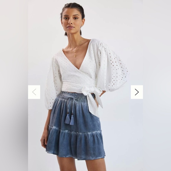 Anthropology Pilcro Tie-Dye Mini Skirt Size Small - Picture 6 of 6